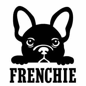 Franse Bulldog sticker met naam