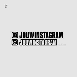 Instagram naamsticker